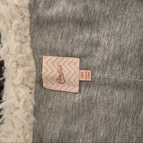 CANDIES SHERPA JACKET Cream Size small - Picture 4 of 8